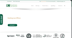Desktop Screenshot of keatinglegal.com